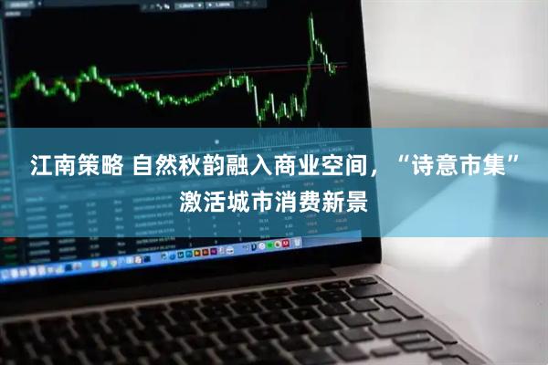 江南策略 自然秋韵融入商业空间，“诗意市集”激活城市消费新景